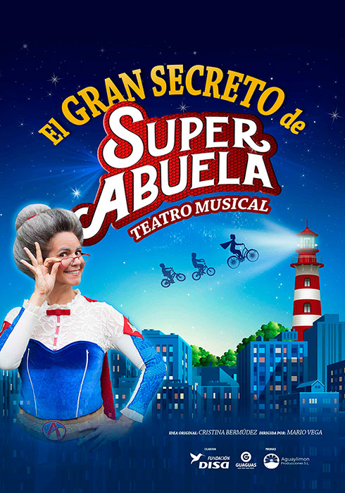Cartel teatro musical El Gran secreto SuperAbuela